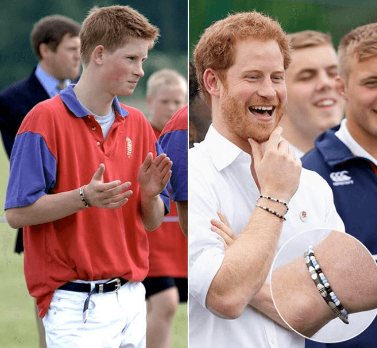 Prince Harry Pays Tribute To Diana With Bracelet He Wore For 17 Years.