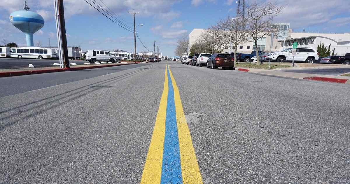 If You've Noticed A Blue Line Painted On The Street, Here's What It Means