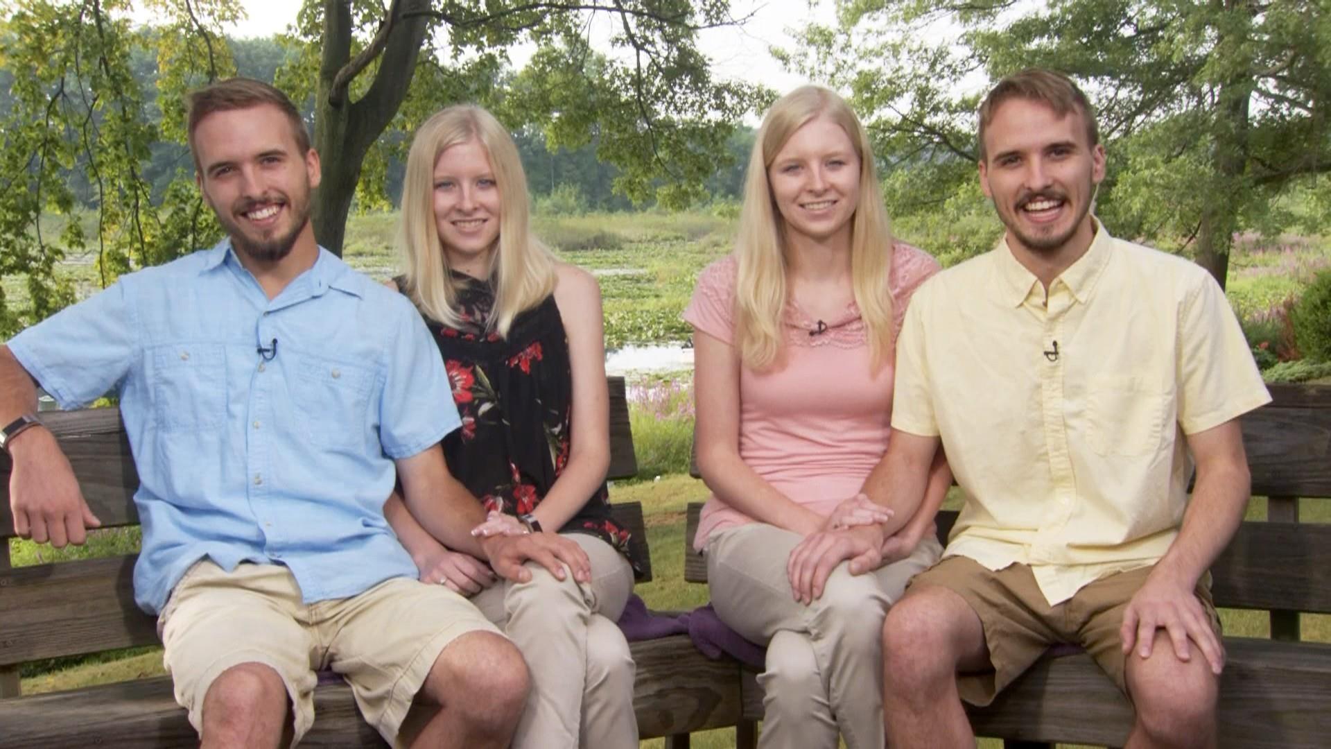 Identical Twin Brothers Marrying Identical Twin Sisters.