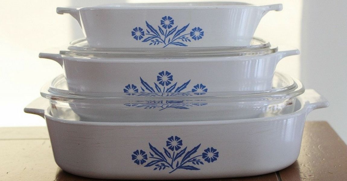 These Legendary BlueAndWhite CorningWare Dishes Are Being Sold In