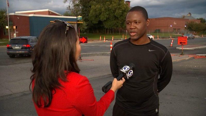 Good Samaritan Drops Everything To Run To Help After Ambulance Crash