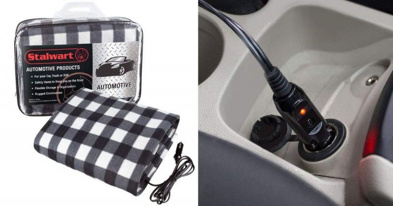This New Heated Blanket Can Be Plugged Into Your Car Can You Plug A Heated Blanket Into An Extension Cord