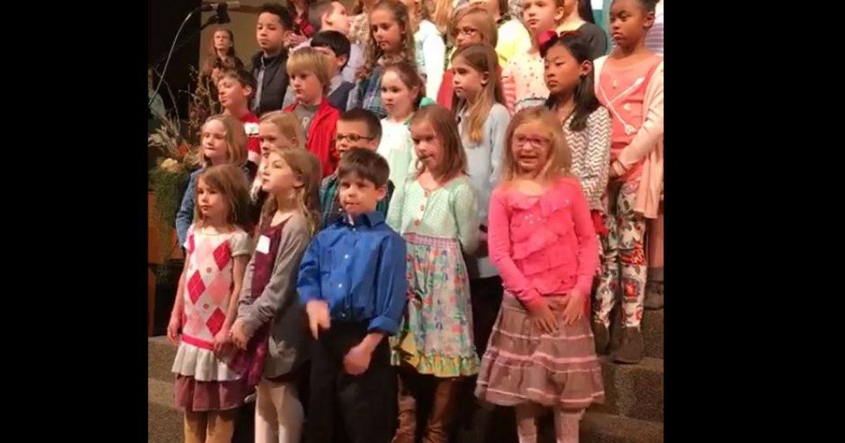 Little Girl Steals The Show As She Dances With Church Choir