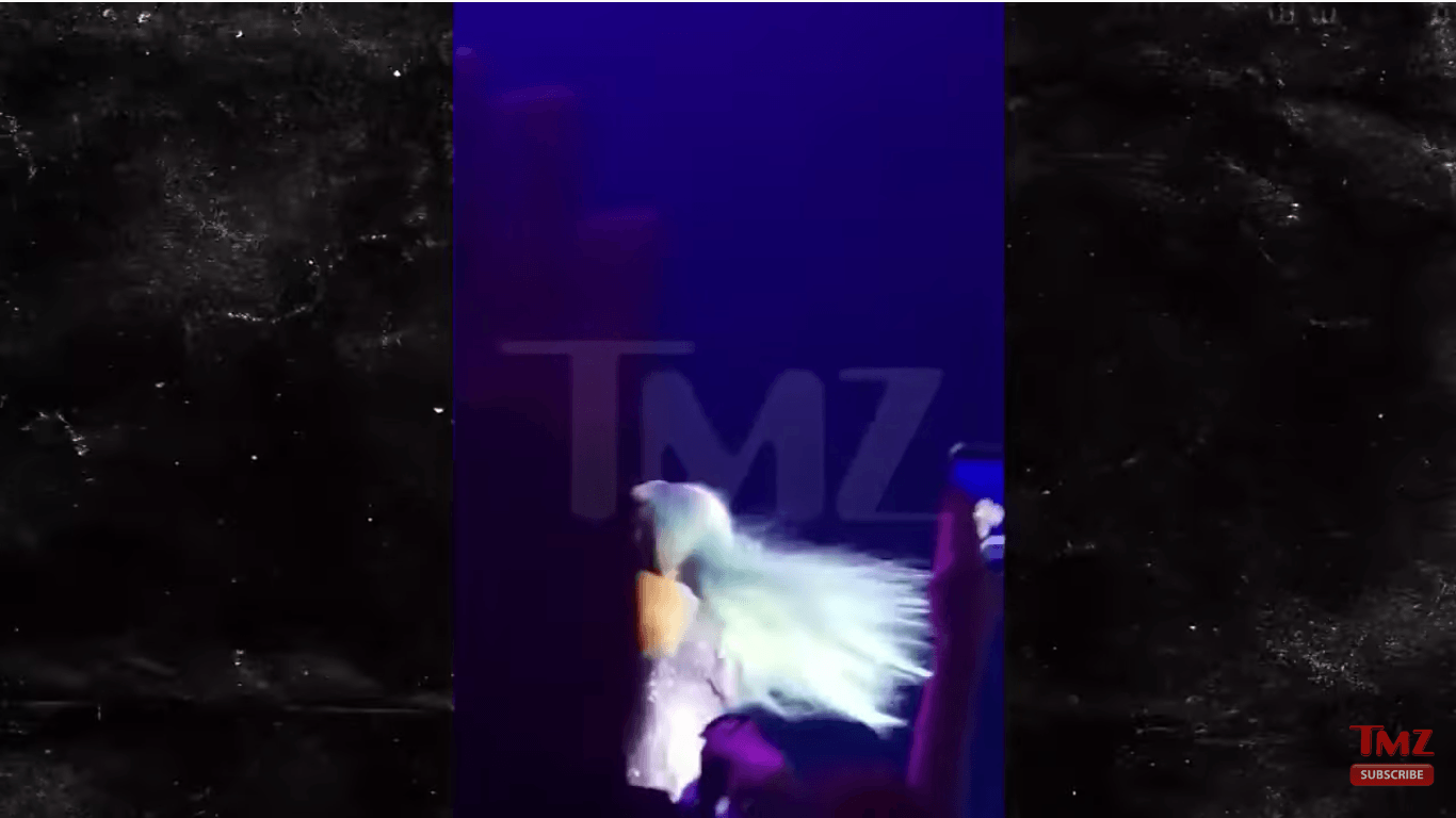 Lady Gaga Falls off Stage During Las Vegas Concert