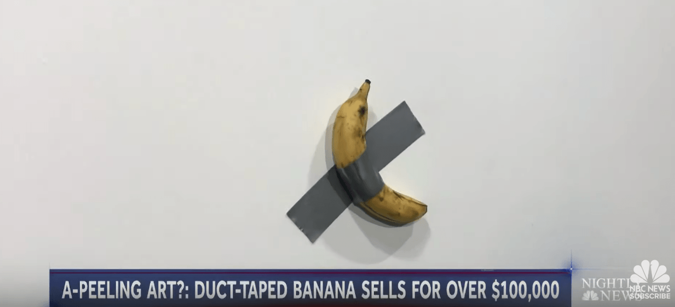 Banana Taped To Wall By Maurizio Cattelan Sells For 120K At Art Basel